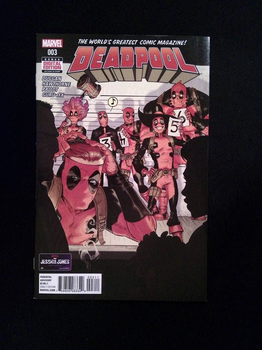 Deadpool #3 (4TH SERIES) MARVEL Comics 2016 NM-