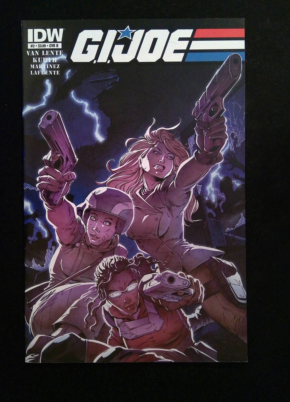 Gi Joe #2B (VOLUME 3) IDW Comics 2013 VF+  KURTH, LENTE VARIANT