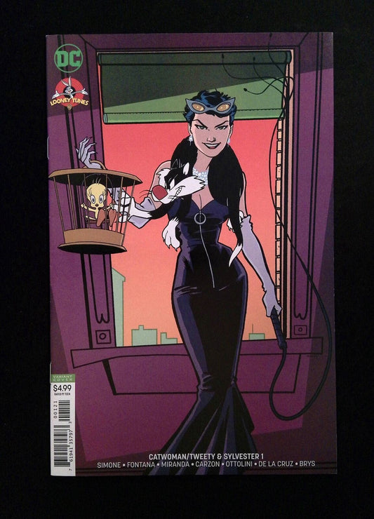 Catwoman Tweety And Sylvester Special #1B  DC Comics 2018 VF+  JARRELL VARIANT