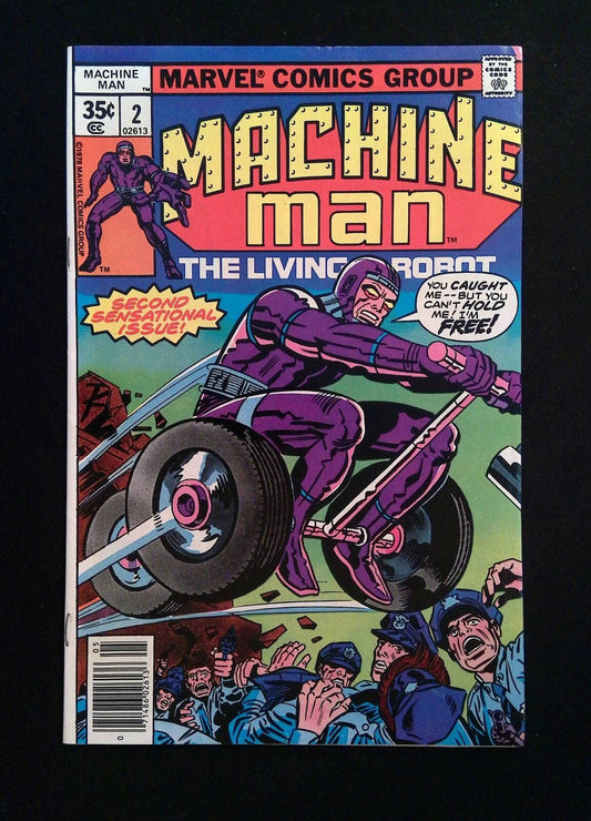 Machine Man #2  MARVEL Comics 1978 VF+ NEWSSTAND