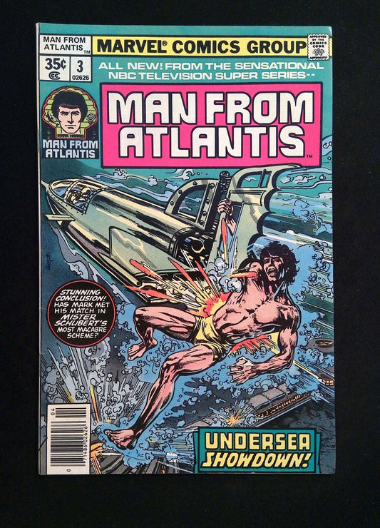 Man From Atlantis #3  MARVEL Comics 1978 VF+ NEWSSTAND