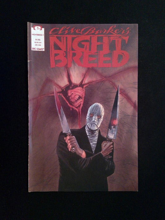 Nightbreed Clive Barker #1  MARVEL/EPIC Comics 1990 VF+