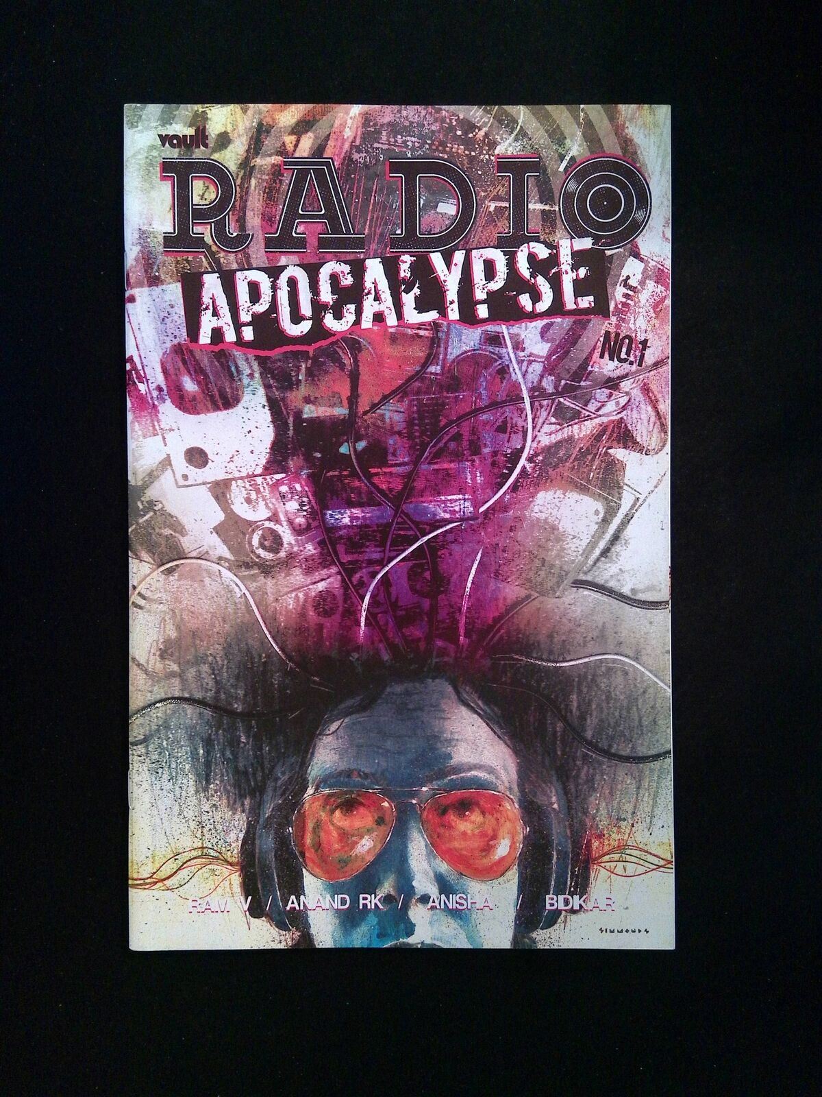 Radio Apocalypse #1B  Vault Comics 2021 NM  Simmonds Variant