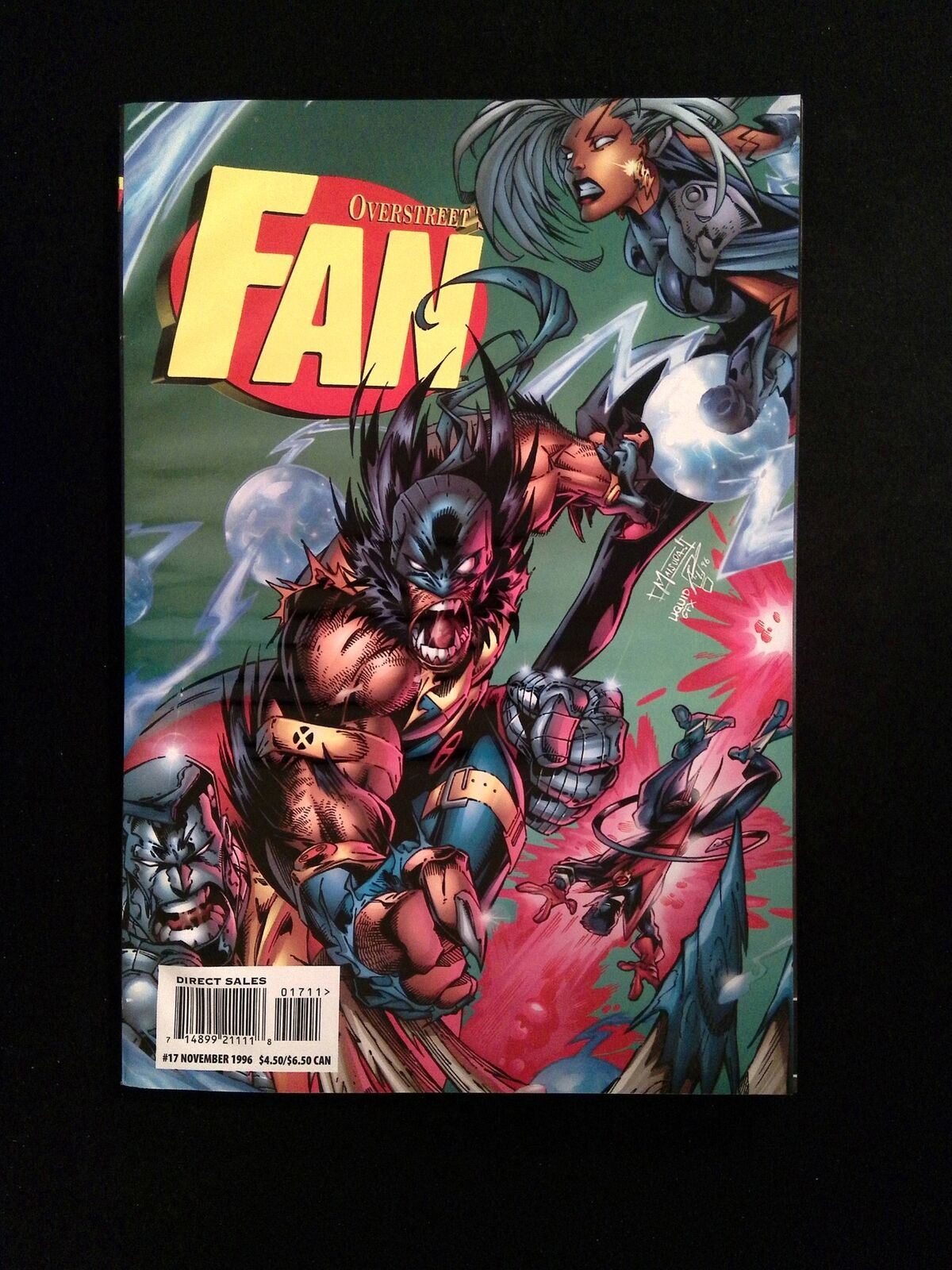 Overstreet's Fan Magazine #17BU  OVERSTREET Comics 1996 VF-  VARIANT COVER