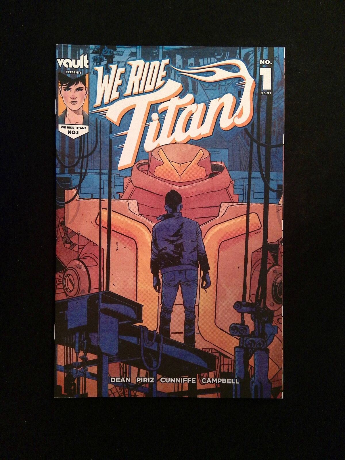 We Ride Titans #1C  Vault Comics 2022 NM-  1/5 Limited Variant