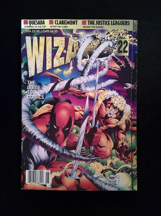 Wizard The Comics Magazine #22 WIZARD 1993 NM- NEWSSTAND VARIANT