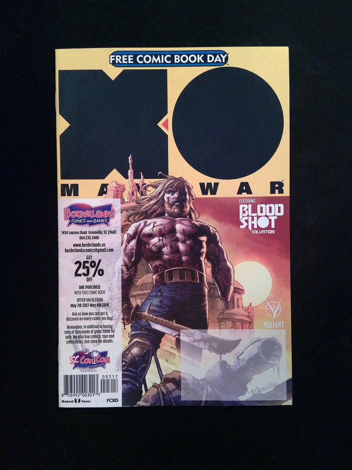 X-O Manowar #2017  Valiant Comics 2017 VF+  FCBD