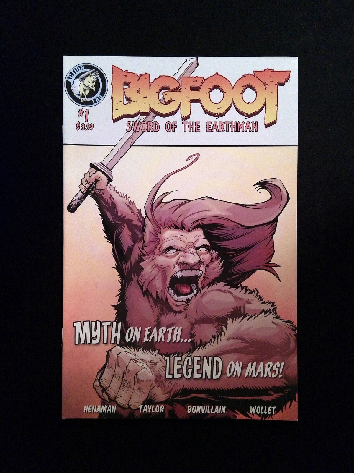 Bigfoot Sword Of The Earthman #1  APE ENTERTAINMENT Comics 2015 NM