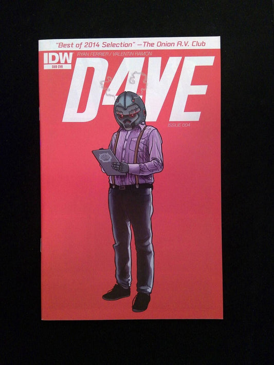 D4ve #4SUB  IDW Comics 2015 VF+