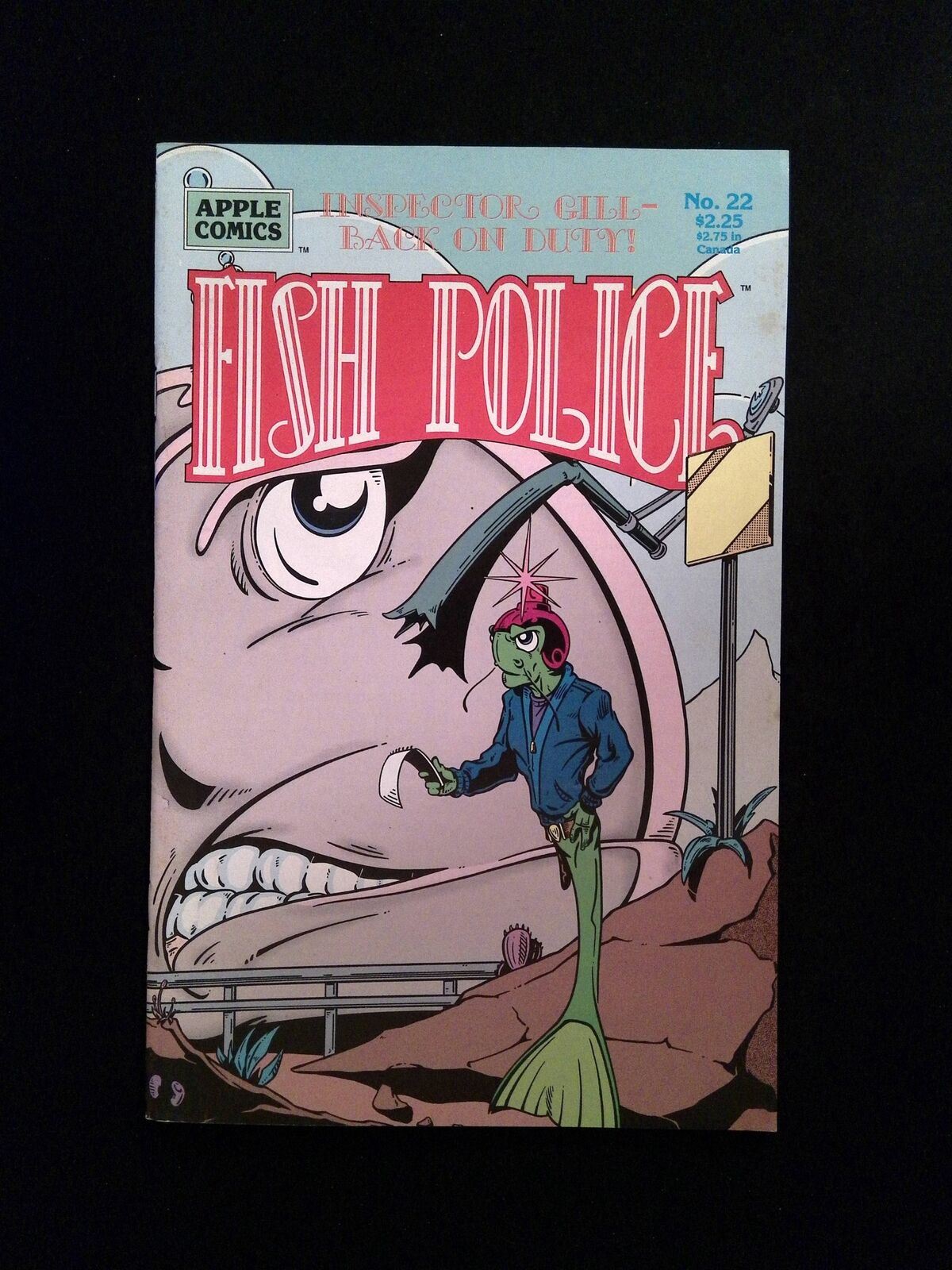 Fish Police #22  COMICO/APPLE Comics 1990 VF+