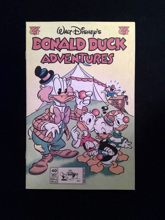 Donald Duck Adventures #40  GLADSTONE Comics 1996 VF+