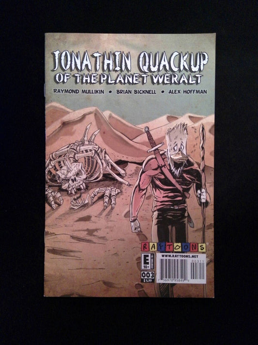 Jonathin Quackup of the Planet Weralt #3  Raytoons Comics 2017 VF+