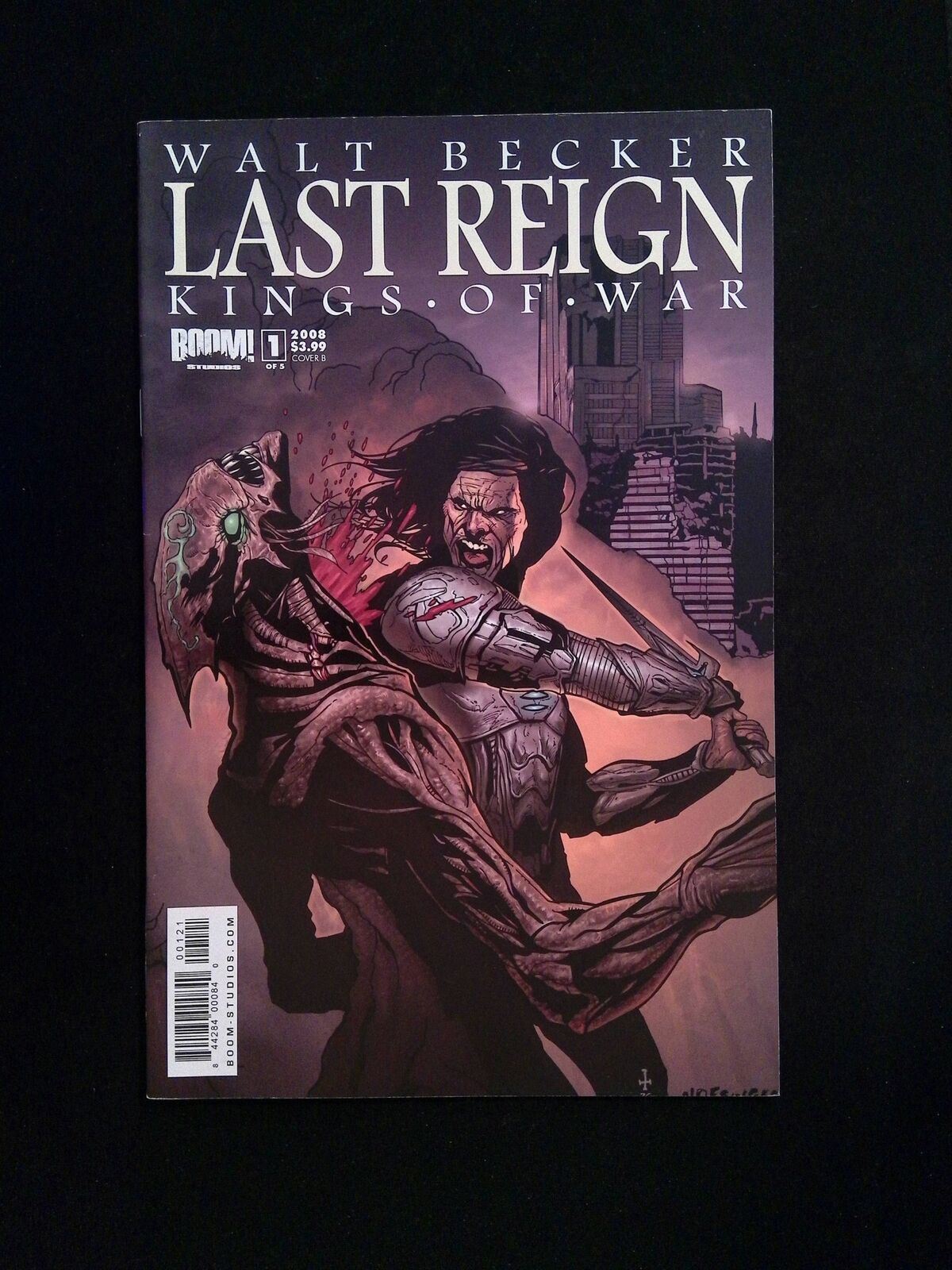 Last Reign Kings of War  #1B  BOOM STUDIOS Comics 2008 VF+