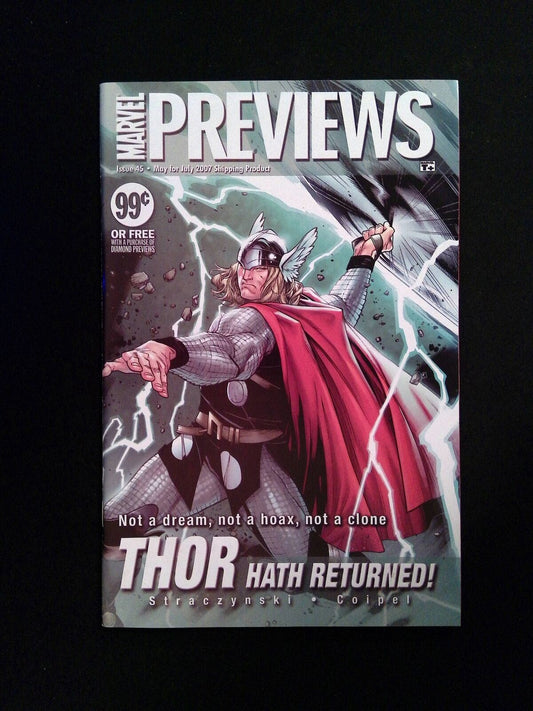 Marvel Previews #45  Marvel Comics 2007 NM
