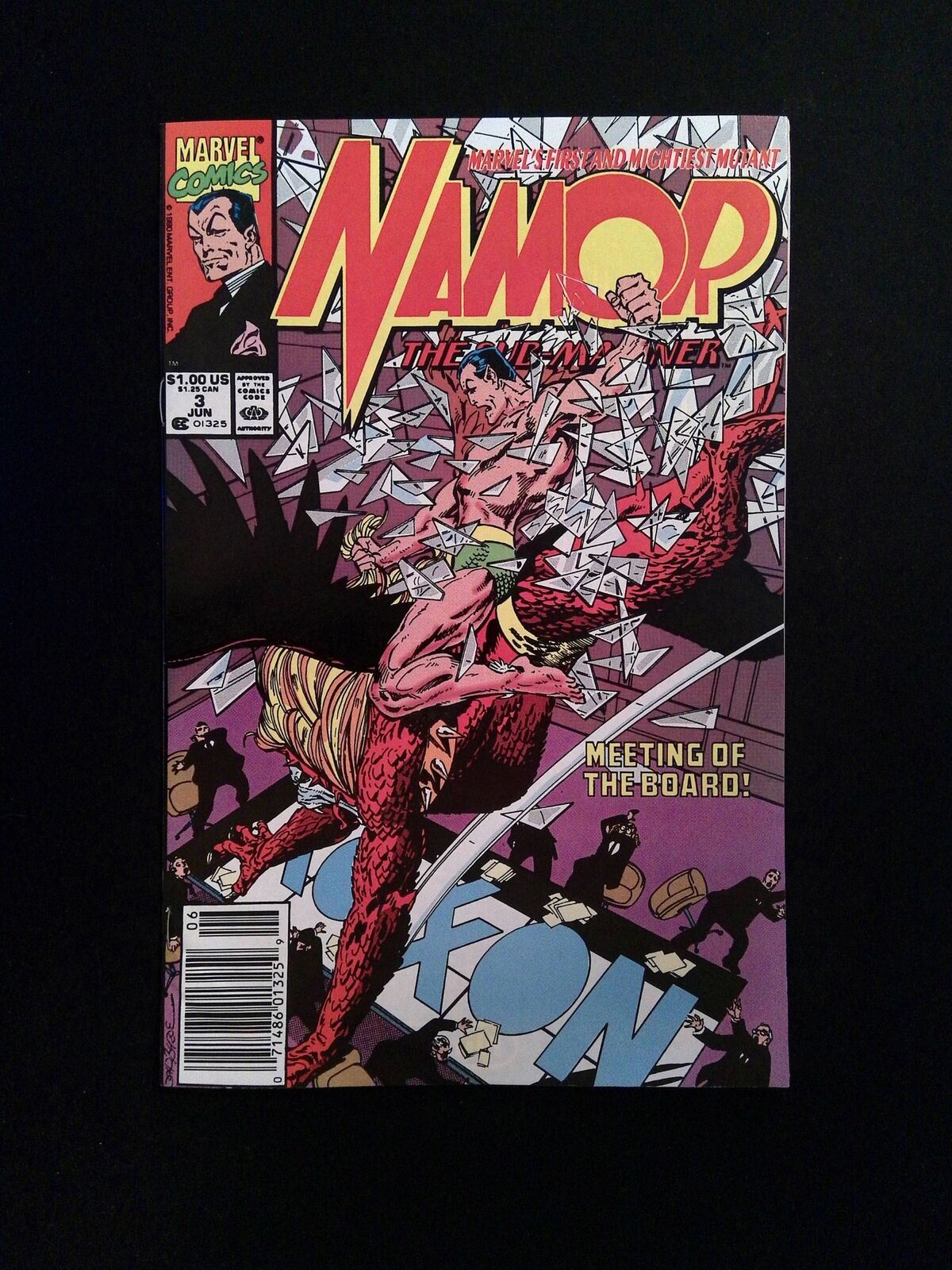 Namor the Sub-Mariner  #3  Marvel Comics 1990 VF/NM Newsstand