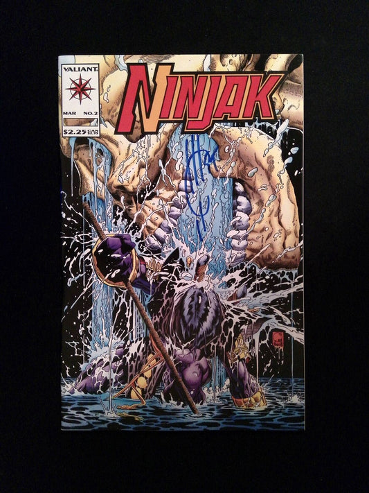 Ninjak #2  VALIANT Comics 1994 NM  SIGNED BY JOE QUESADA