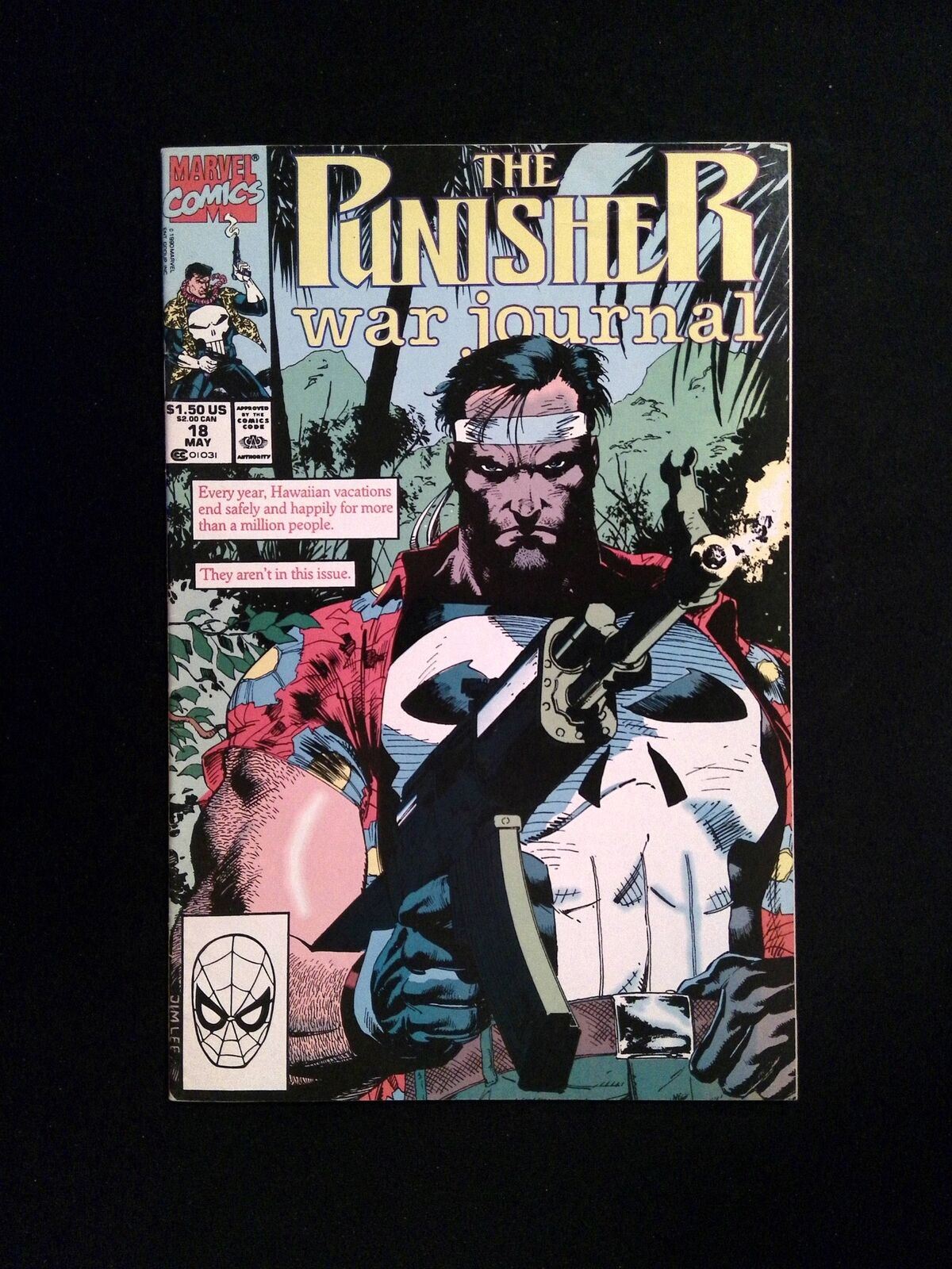 Punisher War Journal #18  MARVEL Comics 1990 VF+