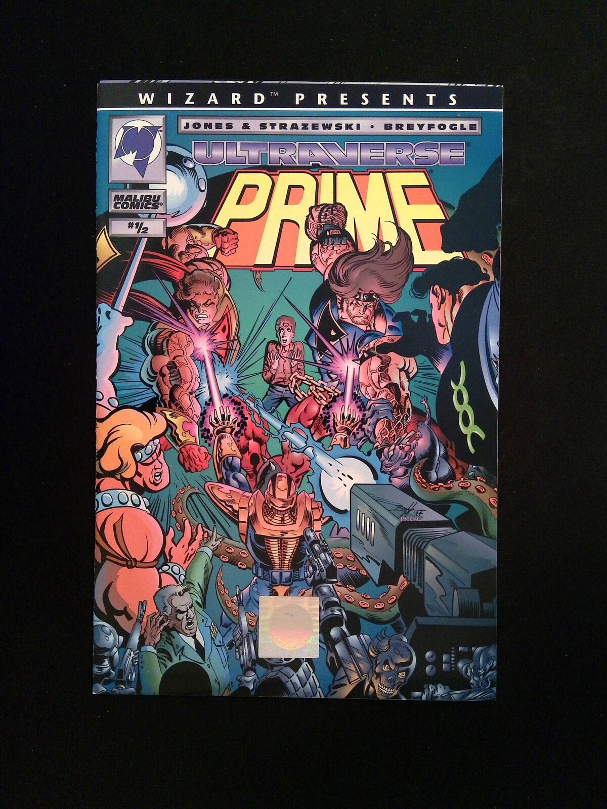 Prime ##1/2  Malibu Comics 1994 NM  With COA