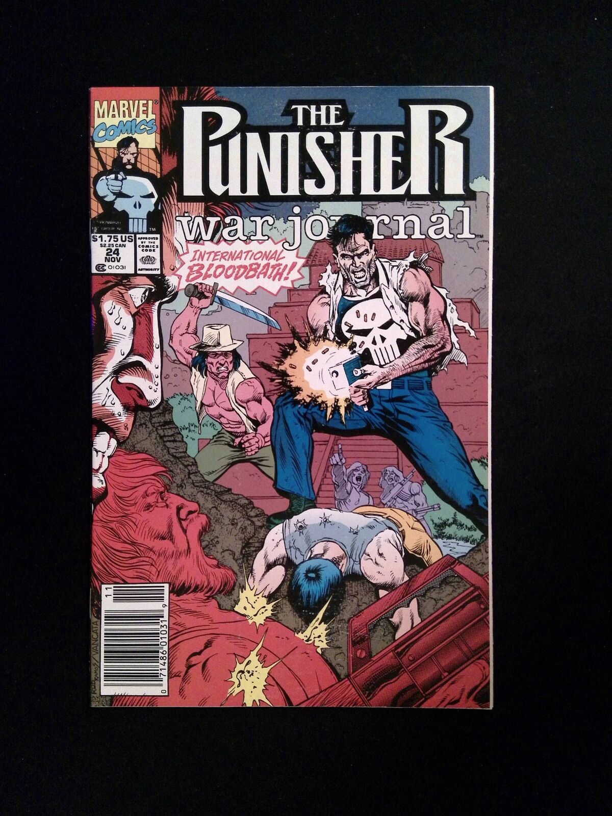 Punisher War Journal #24  MARVEL Comics 1990 VF/NM NEWSSTAND