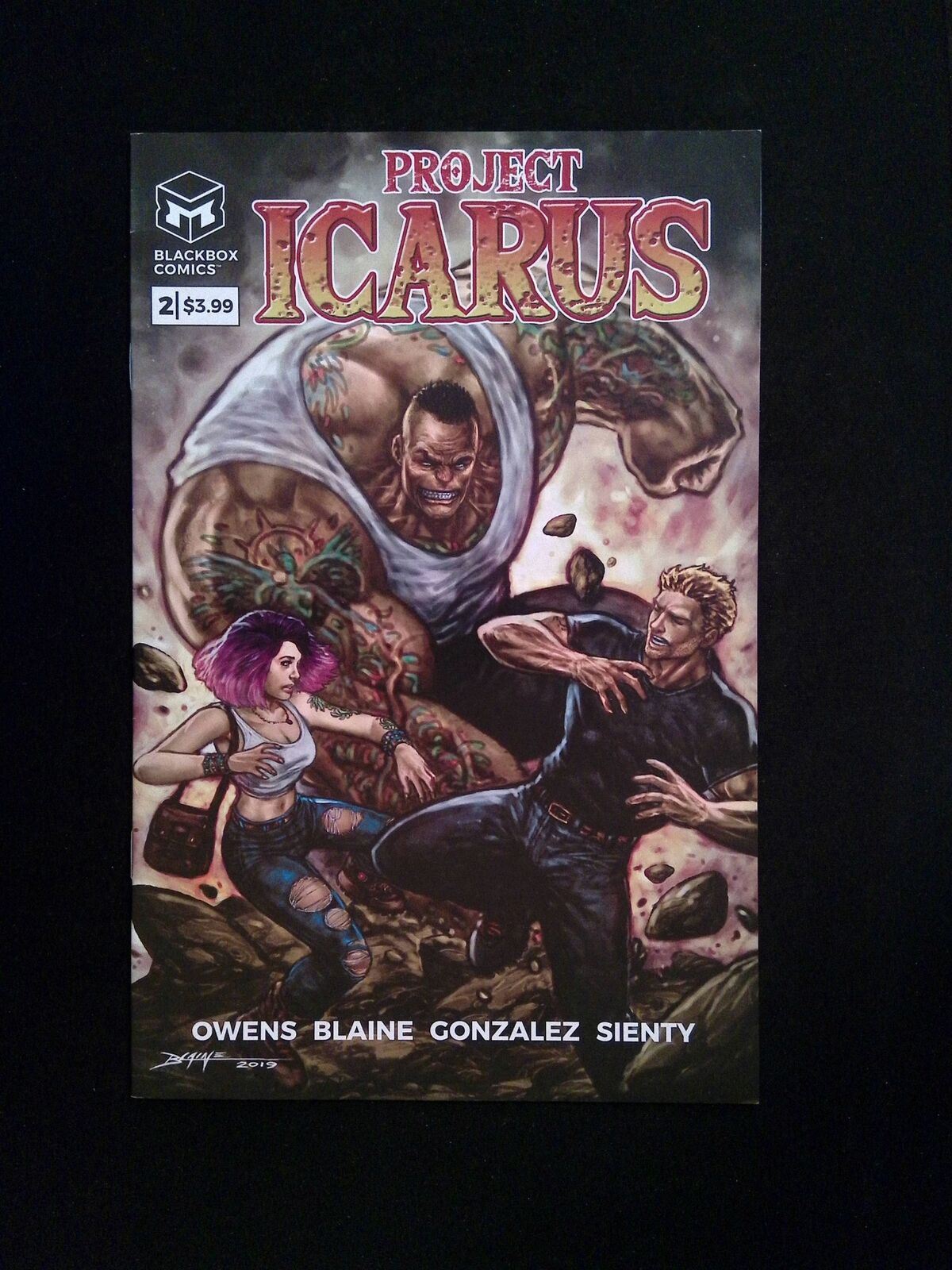 Project Icarus #2  BLACKBOX Comics 2019 VF+