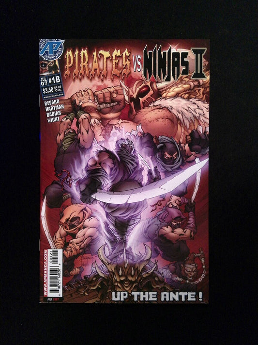Pirates Vs. Ninjas #1B Antarctic Press 2007 NM-  Ninjas Triumphant variant