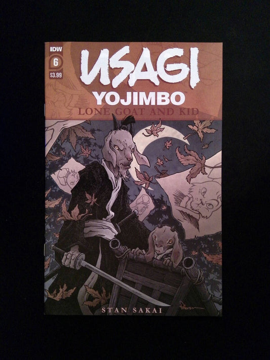 Usagi Yojimbo Lone Goat and Kid #6  IDW Comics 2022 NM-