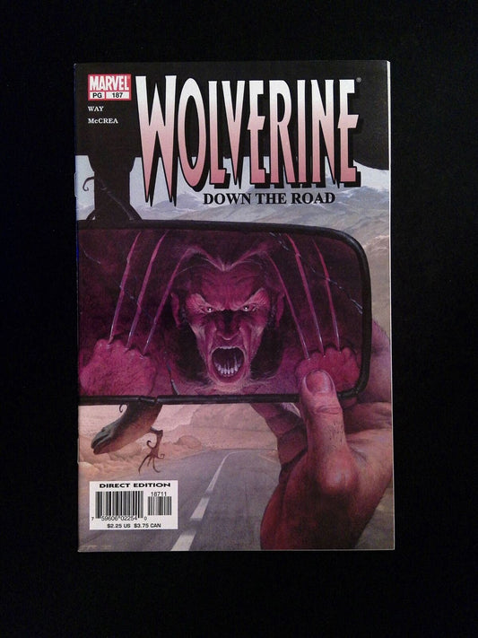 Wolverine #187  MARVEL Comics 2003 NM