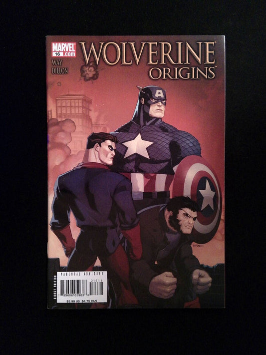 Wolverine Origins #16B  MARVEL Comics 2007 VF/NM  MCGUINNESS VARIANT