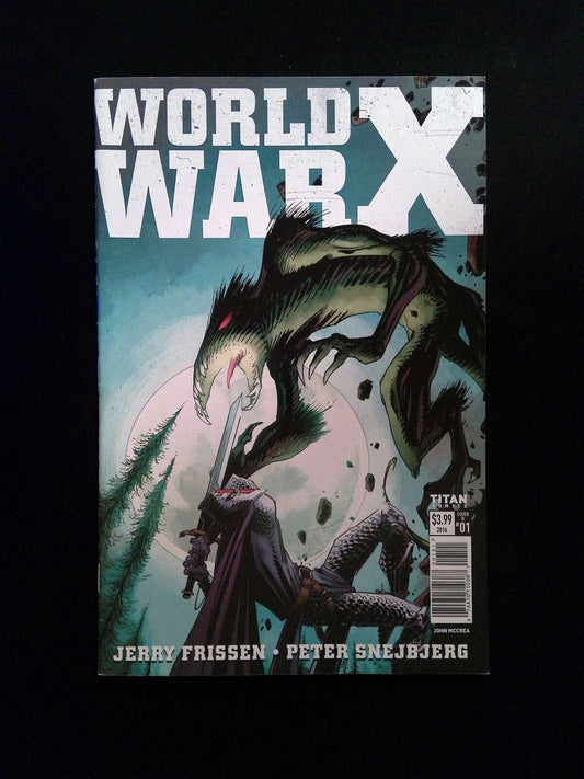 World War X #1B  TITAN Comics 2017 VF/NM  MCCREA VARIANT