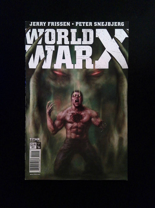 World War X #4B  TITAN Comics 2017 VF+  PERCIVAL VARIANT