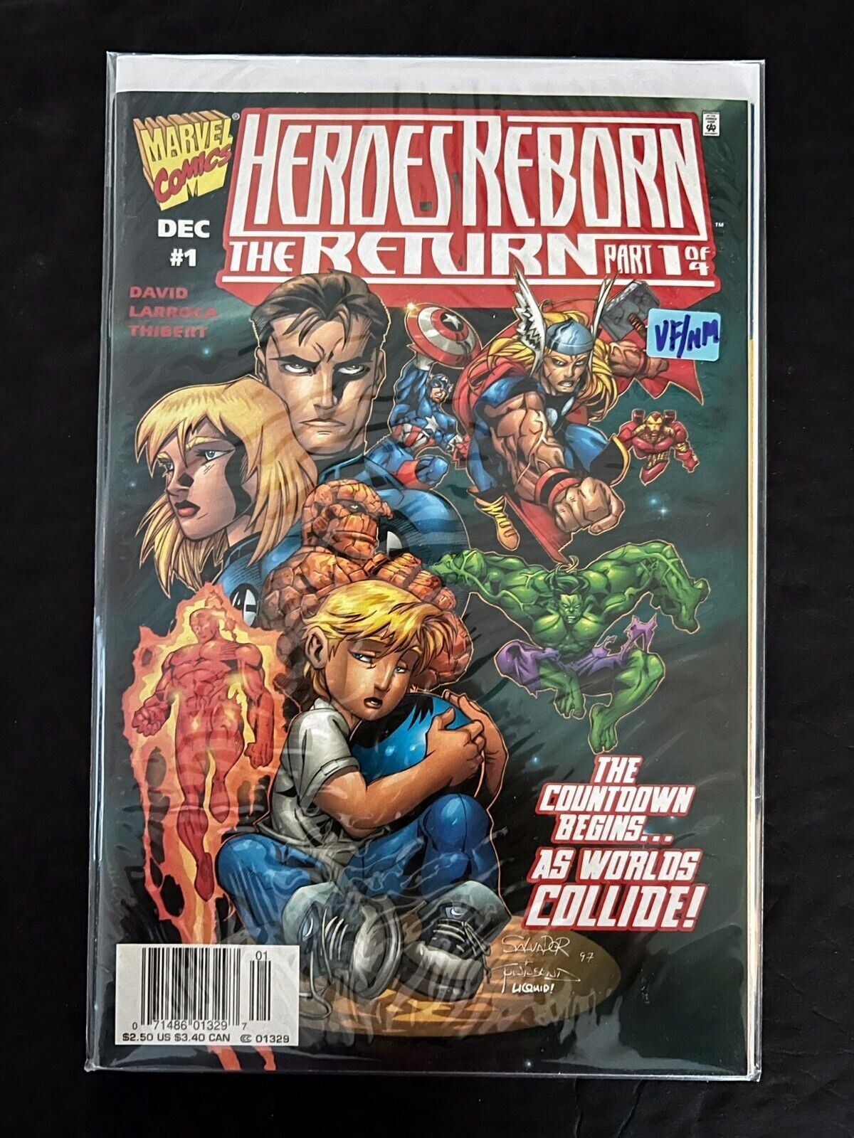 Heroes Reborn The  Return Full Set #1B,2A,3B,4B MARVEL 1997 1A-2B NEWSSTAND