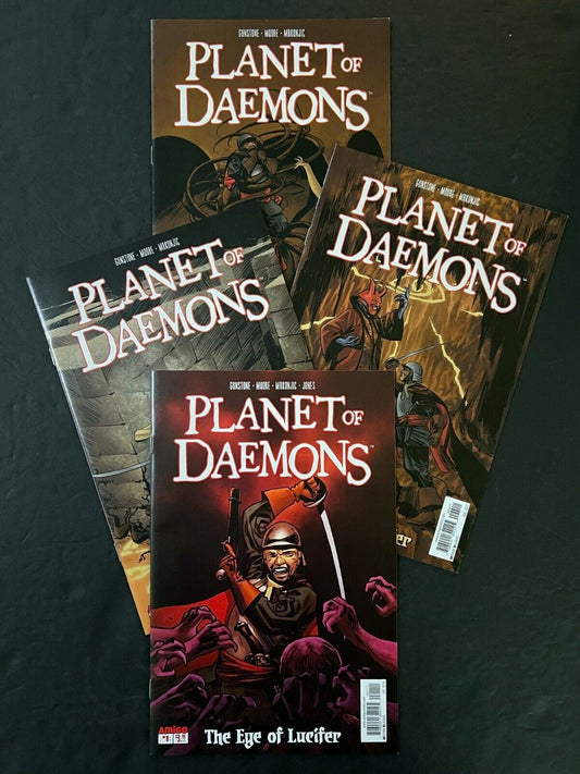 Planet of Deamons Full Set #1-4  AMIGO COMICS Comics 2016-2017 VF/NM