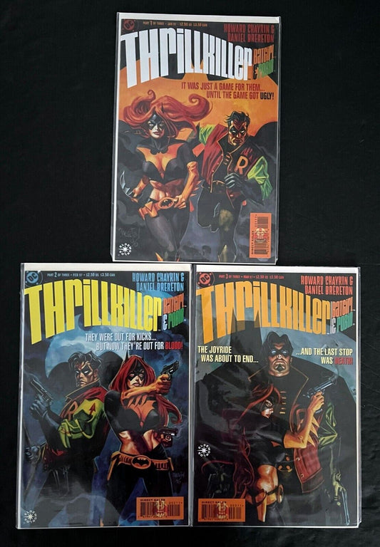 Thrillkiller Batgirl and Robin Full Set # 1-3  DC Comics 1997 NM