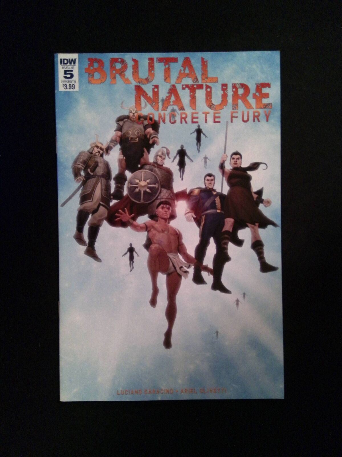 Brutal Nature Concrete Fury #5B  IDW Comics 2017 VF+  Olivetti Variant