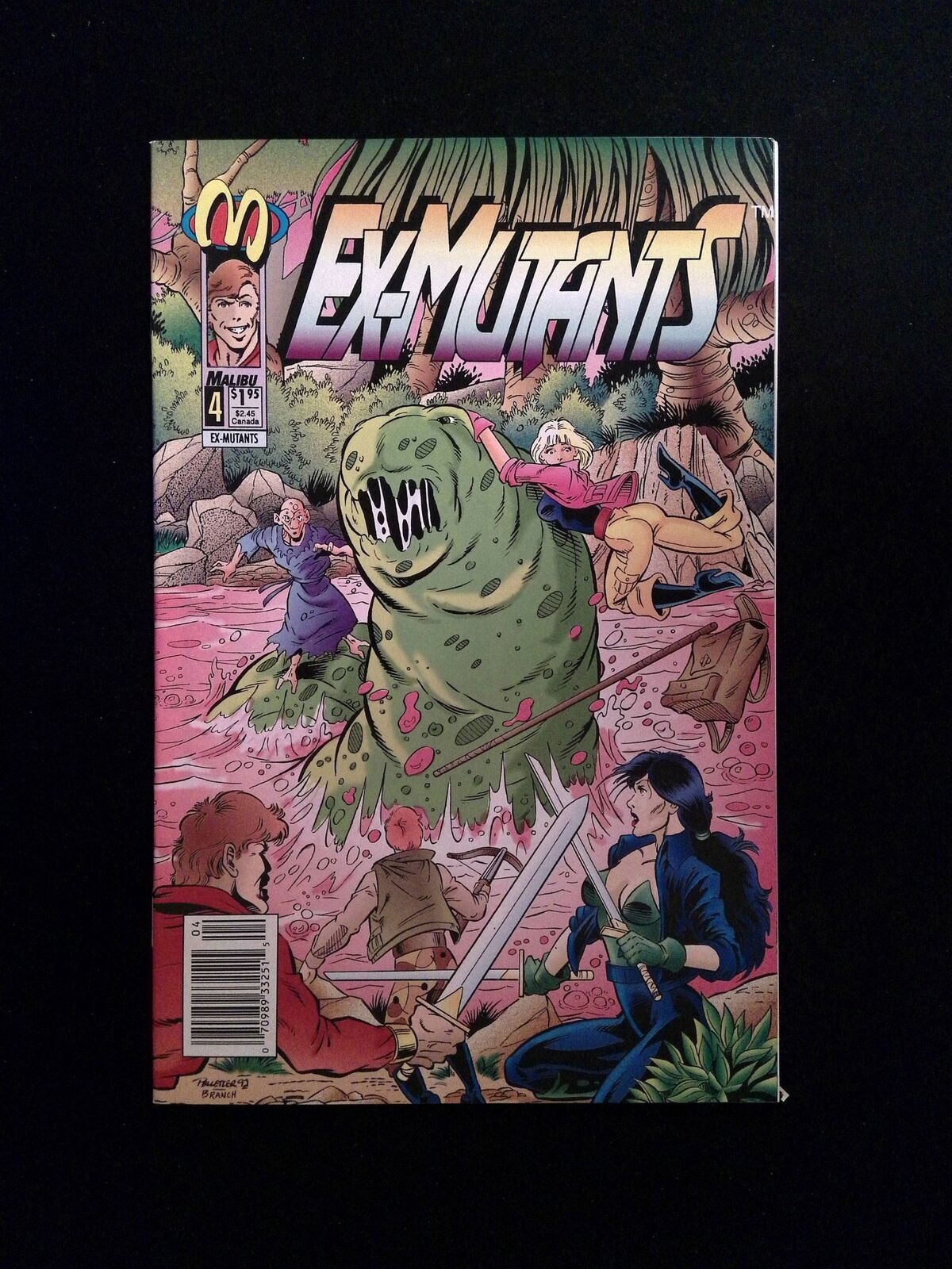 Ex-Mutants #4  MALIBU Comics 1993 VF+ NEWSSTAND