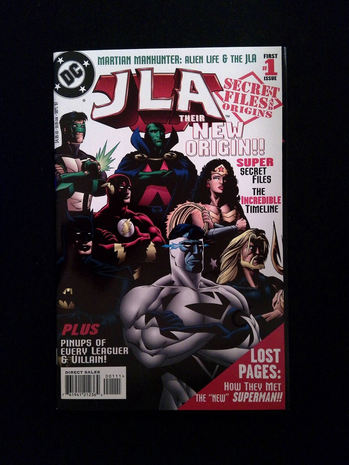 JLA Secret Files #1  DC Comics 1997 NM+