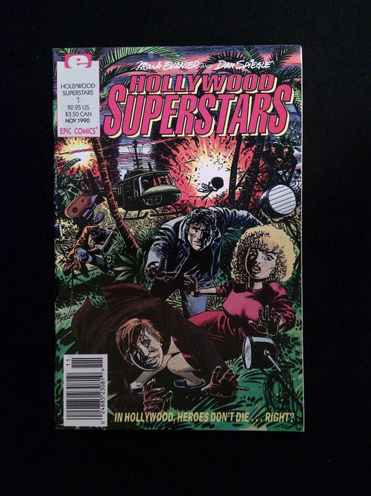 Hollywood Superstars #1  Marvel/Epic Comics 1990 VF+ Newsstand