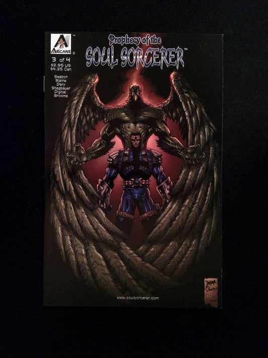 Prophecy of the Soul Sorcerer #3B  ARCANE Comics 1999 VF/NM  VARIANT COVER