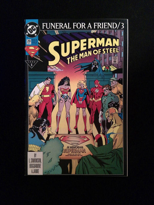 Superman The Man of Steel #20  DC Comics 1993 VF+