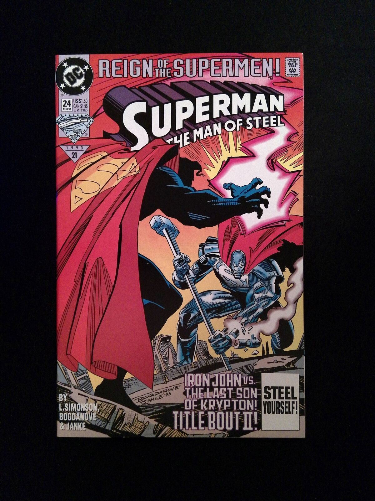 Superman The Man of Steel #24  DC Comics 1993 NM-