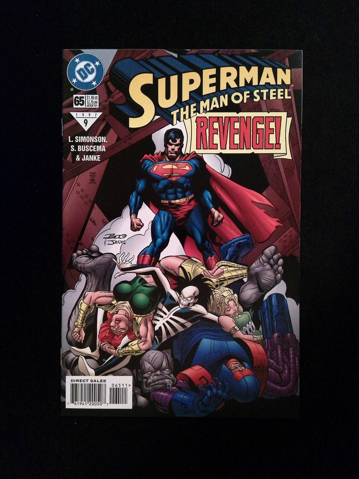 Superman The Man of Steel #65  DC Comics 1997 NM