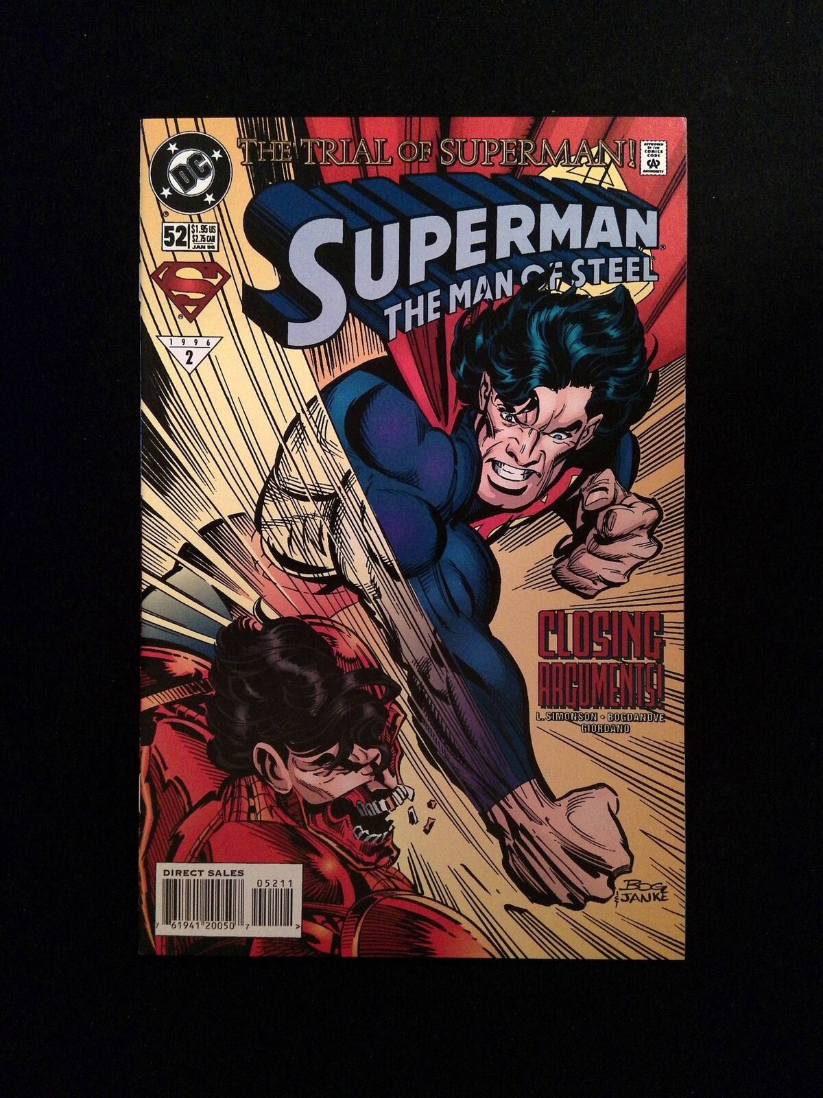 Superman The Man of Steel #52  DC Comics 1996 NM-