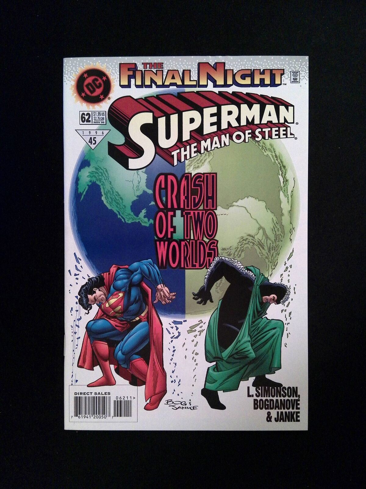 Superman The Man of Steel #62  DC Comics 1996 NM