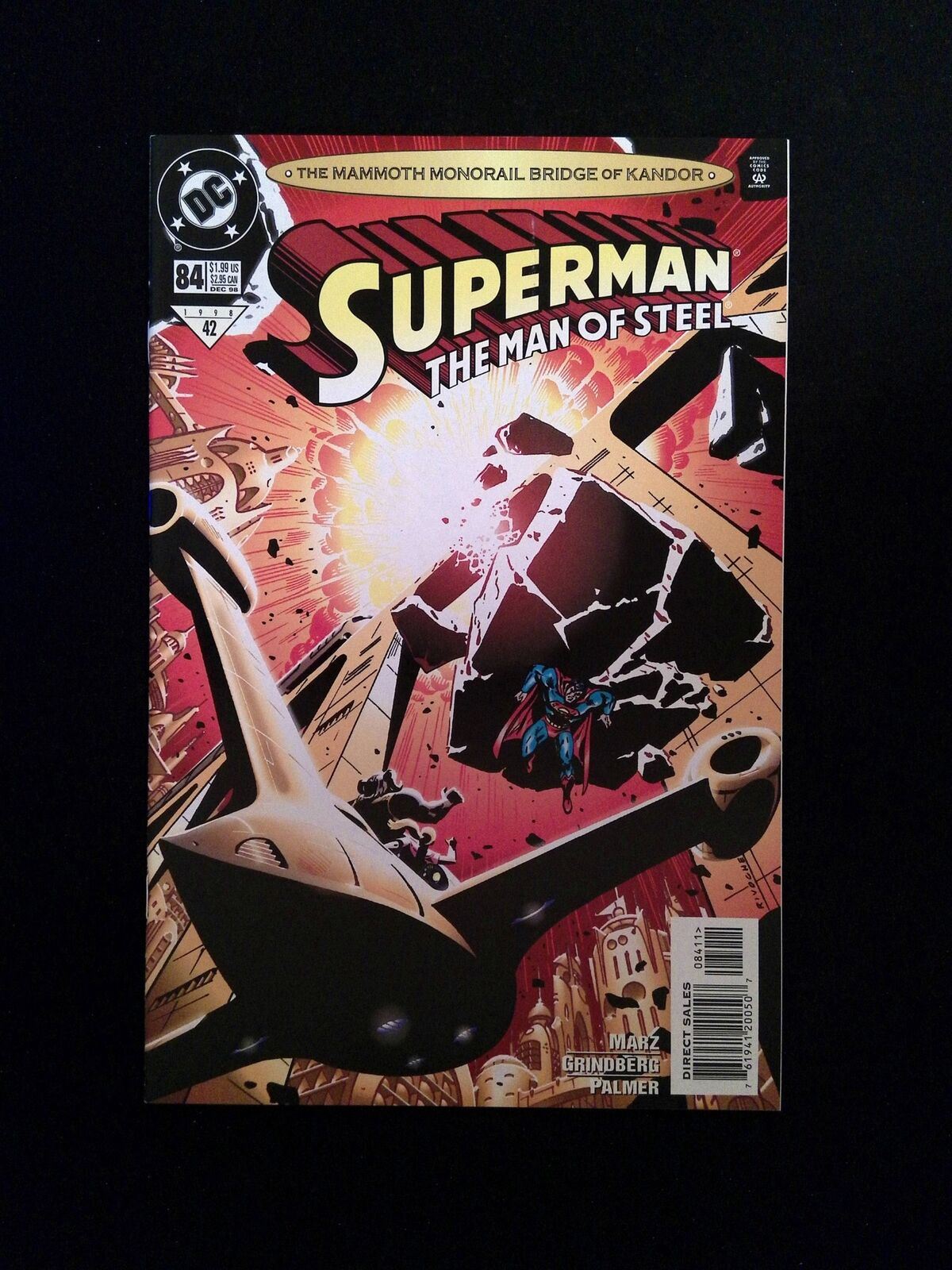 Superman The Man of Steel #84  DC Comics 1998 NM