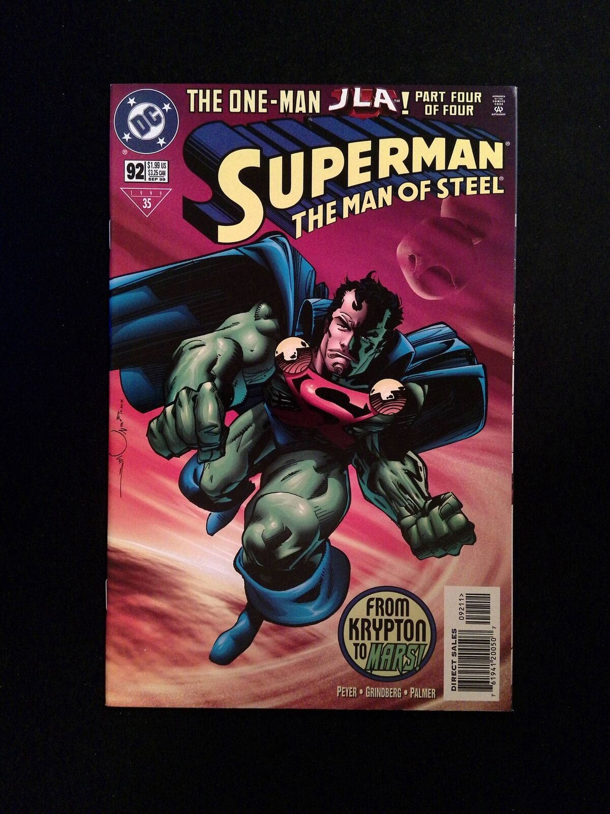 Superman The Man of Steel #92  DC Comics 1999 NM-