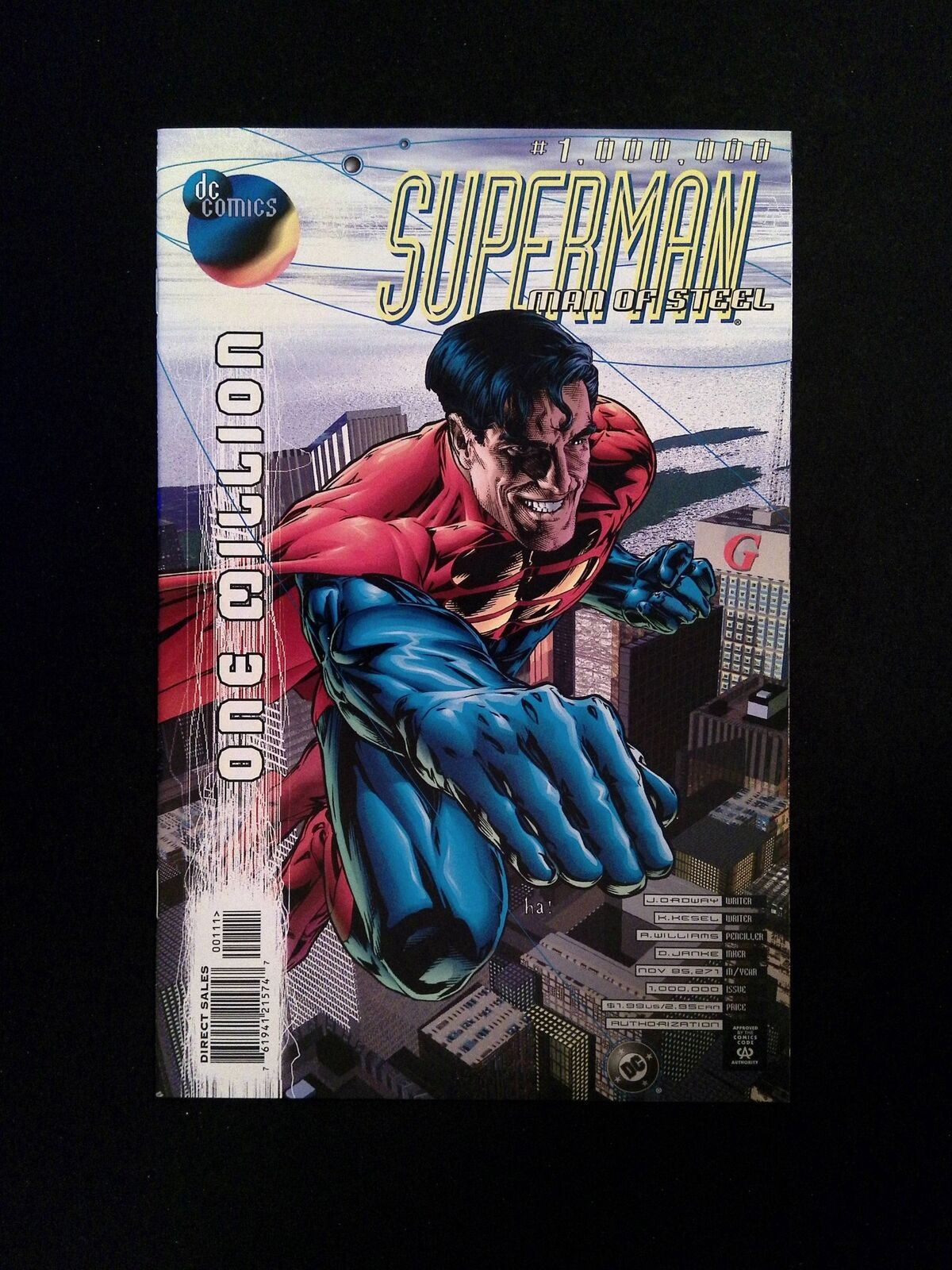 Superman The Man of Steel One  Million #1  DC Comics 1998 NM