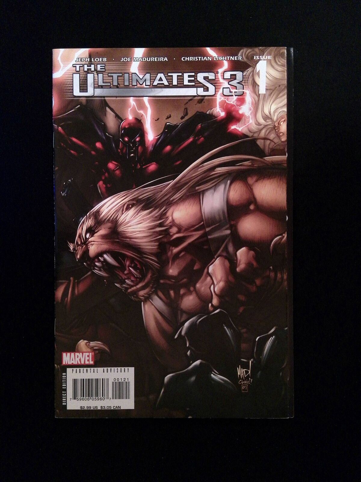 Ultimates 3 #1B (3RD SERIES) MARVEL Comics 2008 VF+  Variant