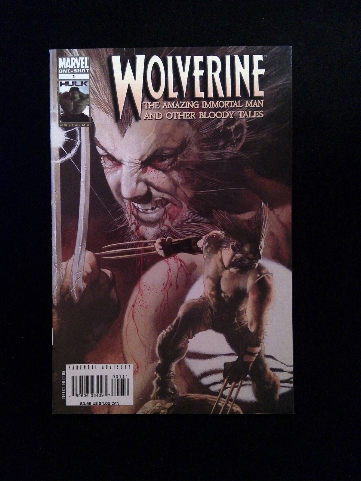 Wolverine The Amazing Immortal Man #1  MARVEL Comics 2008 NM-