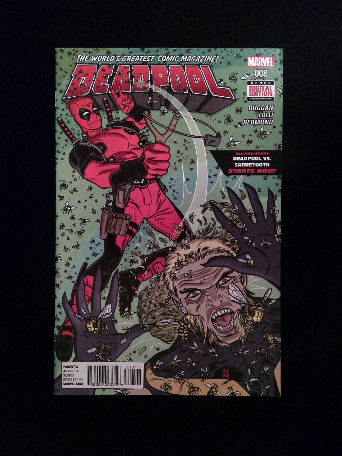 Deadpool #8 (4th Series) Marvel Comics 2016 NM