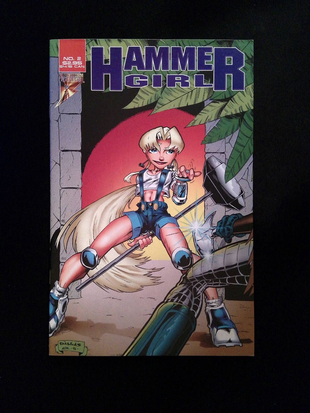 Hammer Girl #2  BRIANSTORM Comics 1996 VF+